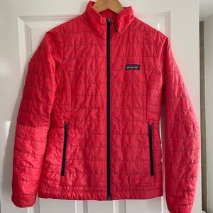 Patagonia Women's Nano Puff Jacket XS, Shock Pink, like new